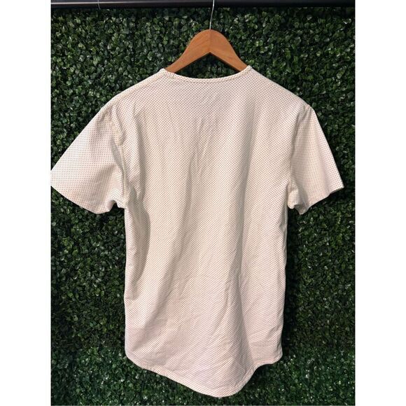 BYLT The Drop Cut Tee Size Small Dots Ivory and Black - Picture 4 of 4